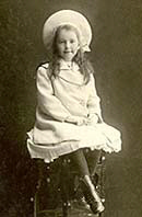 Edwardian Girl - Real Photo Postcard (With love from Maie) c.1912