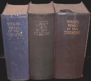 Who's Who in the Theatre 1930 and other volumes